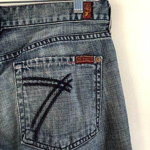 7 For All Mankind Cropped Dojo Jean Size 29 AS IS*